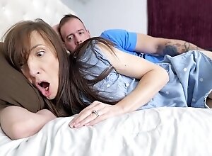 Stepson Sneaks Into Stepmoms Bed And Fucks Her Acrid - Abandonment Her Creampied
